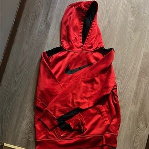 Nike Red and Black Quilted Jacket